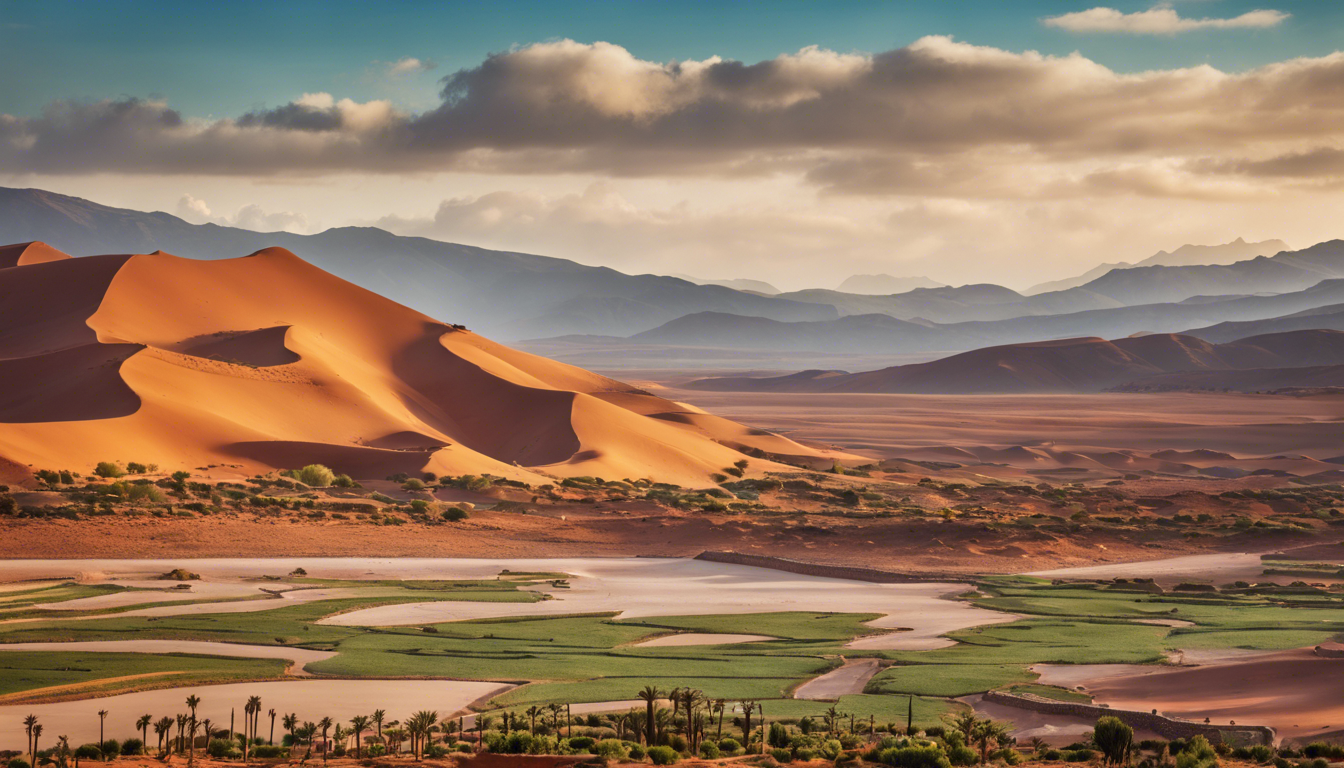 découvrez comment le climat change à travers les différentes régions du maroc, des côtes atlantiques aux montagnes de l'atlas, en passant par les déserts du sud. cette exploration vous dévoilera les variétés de températures, de précipitations et d'écosystèmes, tout en mettant en lumière l'impact du relief et de la géographie sur le climat marocain.